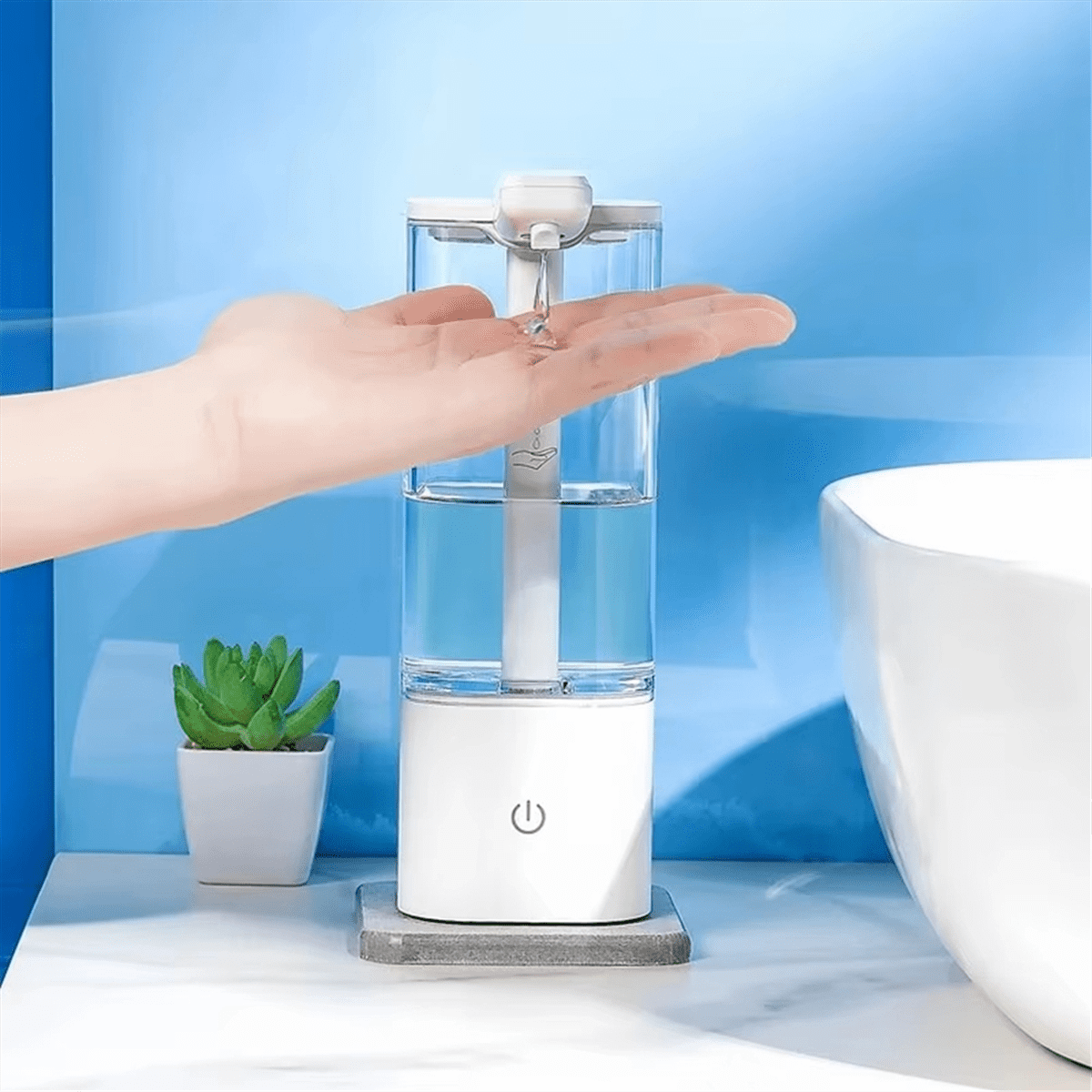 Automatic Sensor Liquid Soap Dispenser - Smart Soap, Shampoo, and Body Wash Machine for Kitchen and Bathroom,1 * Automatic Sensor liquid soap Dispenser