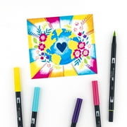 Tombow 56185 Dual Brush Pen 10-Pack Bright