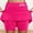 Hot Pink, variant on Women's Mid Rise Culottes With Pocket Sports Casual Fashion Printed Skirt Skirts for Women plus Size Summer Skirts for Women Extra Long Bed Skirt Womens Midi Skirt Hiking Skirt Denim Overall Skirt