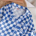 thumbnail image 4 of HFHAPW Girls Pajamas Silk Satin Pajama Set Long Pjs Button Down Sleepwear Soft Lightweight 2Pcs Nightwear for Kids,3-4 Y, 4 of 9