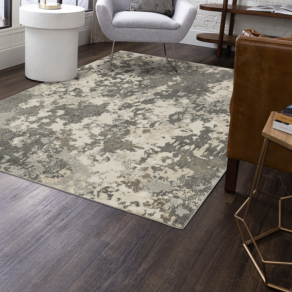Mohawk Home Dymond Indoor Abstract Area Rug, Grey, 3'11" x 6'