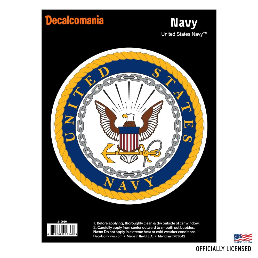 U.S Dept Of The Navy Window Wall Vinyl Decal Sticker Military