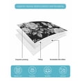 thumbnail image 5 of Black Rose Twin XL Size Down Alternative Comforter,Lightweight Comforter Quilt Bedding Set with Pillow Shams Vintage Pastoral Botanical Floral Leaves Vines Bed Comforter Duvet Insert 68"x98", 5 of 7