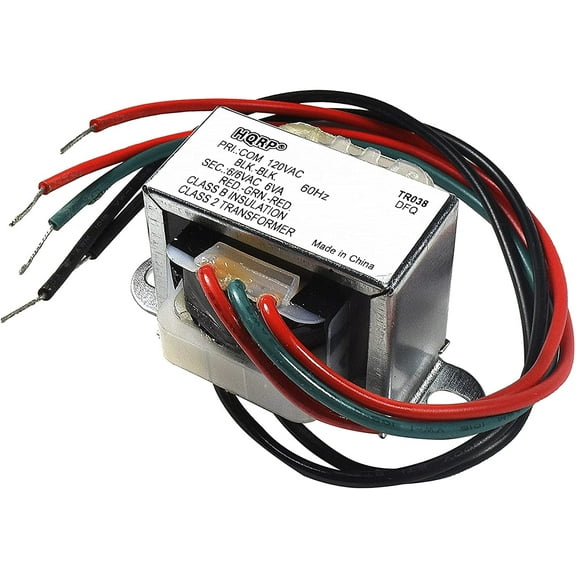 HQRP 120V-AC to 12V-AC Transformer Center Tapped CT 6V-0-6V 0.5A 120v-to-6v-0v-6v Replacement