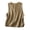 Khaki, variant on Staron Women Linen Vest Tank Top V Neck Sleeveless Solid Casual Basic Button Down Loose Fit Summer Tops, Black XL
