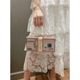 thumbnail image 4 of Bling Dollar Bill Crossbody Bag Rhinestone Money Clutch Bolso cruzado de noche Party Crossbody Bag para mujeres niñas Adepaton HMHZ854-2, 4 of 8
