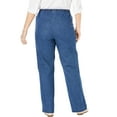 thumbnail image 6 of Woman Within Women's Plus Size Wide Leg Fineline Jean Jean, 6 of 6