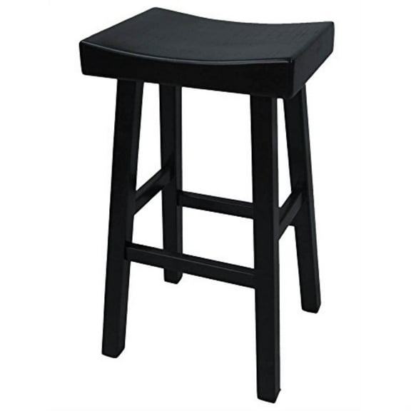 Carolina Cottage 548-30AB 30 in. Colborn Bar Stool, Antique Blac