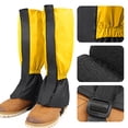 thumbnail image 3 of WDOplteas Polainas para Piernas para Hombres Y Mujeres Polainas Transpirables para Botas Nieve Polainas para Senderismo (amarillo), 3 of 9