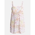 thumbnail image 5 of No Boundaries Woven Sleep Dress, Women's XXS-XXL, 5 of 5