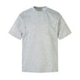 thumbnail image 1 of Blusas y camisas de manga corta y cuello redondo para hombre, blusas casuales de verano para hombre, blusas de manga corta y cuello redondo de color liso., 1 of 7