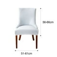thumbnail image 2 of Checked Jacquard Armchair Cover Easy Installation Fully Protect Chair Cover for Living Room Dining Room, 2 of 4