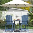 thumbnail image 3 of Vicllax Outdoor Tall Adirondack Chairs Beach Style HDPE for Garden 28.9"Lx22.6"Wx52.2"H, 3 of 9