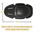 thumbnail image 2 of G3 Combat Knee Pads 1 Pair Protective Knee Pads Inserts for Tactical Airsoft Paintball Hunting Military Pants Upgraded Black, 2 of 3