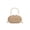 Gold, variant on Kilaqueen Evening Clutch for Women, Oval Sparkling Party Purse with Metal Top Handle and Chain Strap for Weddings, Prom and Formal Events