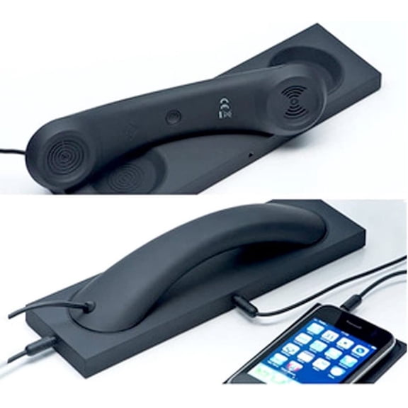 Retro Handset,Cell Phone Handset,Retro Telephone Handset Anti Radiation Receivers 3.5MM for iPhone iPad,Mobile Phones,Computer