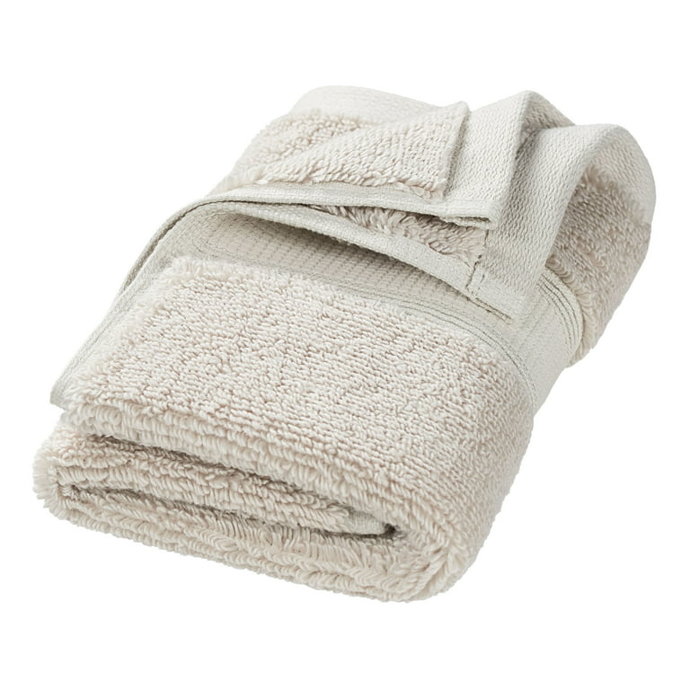Hotel Style 6-Piece Egyptian Cotton Bath Towel Set, Arctic White, Size: 6 Piece Bath Towel Set