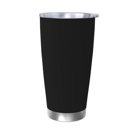 

Fuzoiu Black Print 20oz Tumbler Stainless Steel Vacuum Insulated Car Cup Insulated Coffee Mug Travel Mug with Lid Thermal Cup for Outdoor-Without Straw