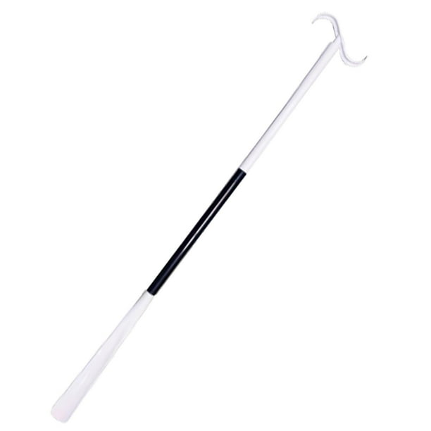 Ayuda para el bastón Calzador Mango largo Ajustable Herramienta de extracción extendida Herramienta para remover calcetines Calcetines para zapatos En blanco y negro Sunnimix Ayuda para vestirse