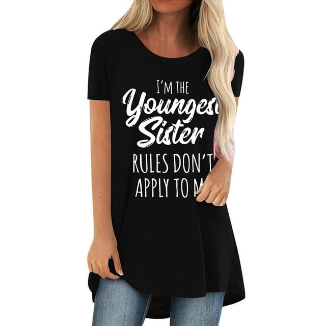 Pompotops Femmes Mode Casual Chemises Manches Courtes Tee Tops Tunique Blouse