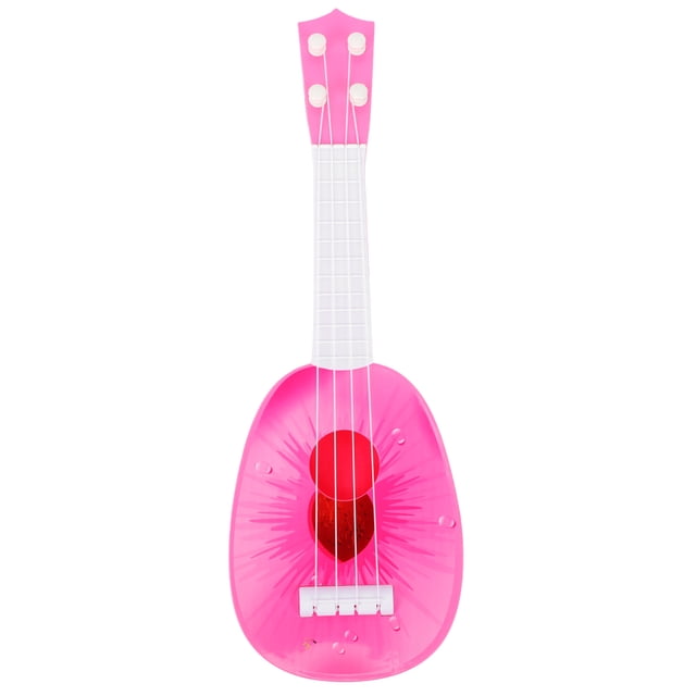 Ukelele Early Musical Learning Toy Plastic Instrument Modelo de guitarra para niños jugando
