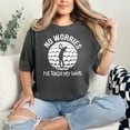 thumbnail image 2 of Confident Golfer No Worries Humorous, Pepper Comfort Colors T-Shirt, XL, 2 of 3