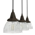 thumbnail image 5 of Hunter - Cypress Grove 3-light Onyx Bengal, Large Cluster Light, Dimmable, Transitional Style, Linear Shaped, for Bedrooms, Dining, Living Rooms - 19142, 5 of 9