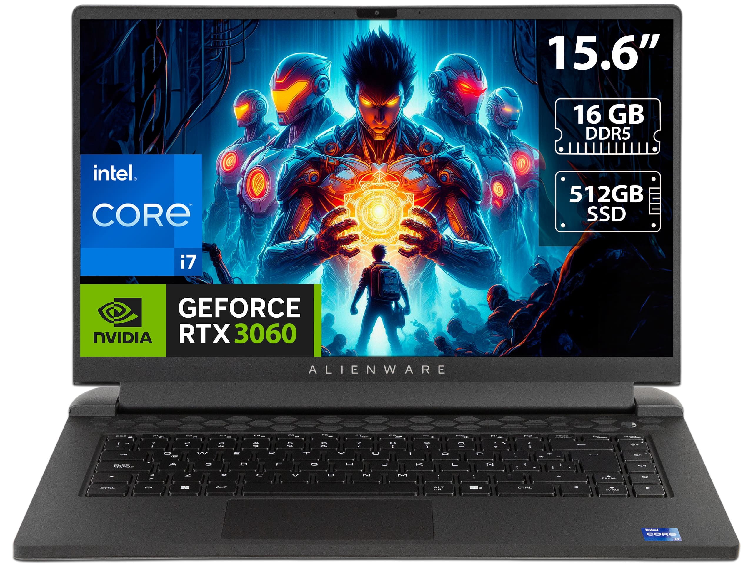Laptop DELL Alienware M15 R7, RTX 3060, Intel Core i7 12700H, RAM16GB ...