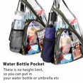 thumbnail image 4 of Bolso bandolera HULISEN de PVC transparente aprobado para estadios, impermeable, 4 of 8