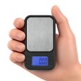 thumbnail image 1 of Portable Mini Scale, [200g/0.01g] 8 Units High Precision Small Scale with Cover, Digital Pocket Scale with LCD Display, Tare, Mini Micro Scale Gram (Black), 1 of 5