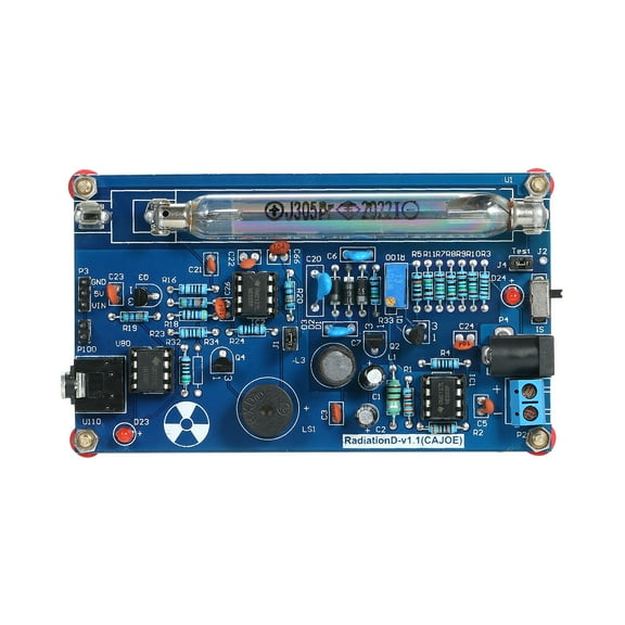 Assembled Radiation Detector System, DIY Miller Tube Nuclear Geiger Counter Kit Module Experimental