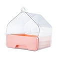 thumbnail image 2 of Caja de ducha de baño loro, jaula de pájaros pequeños, accesorios de jaula, bañera de loros, bañera de bañera, casa de baños para budgie de pinzones Rosa, 2 of 8