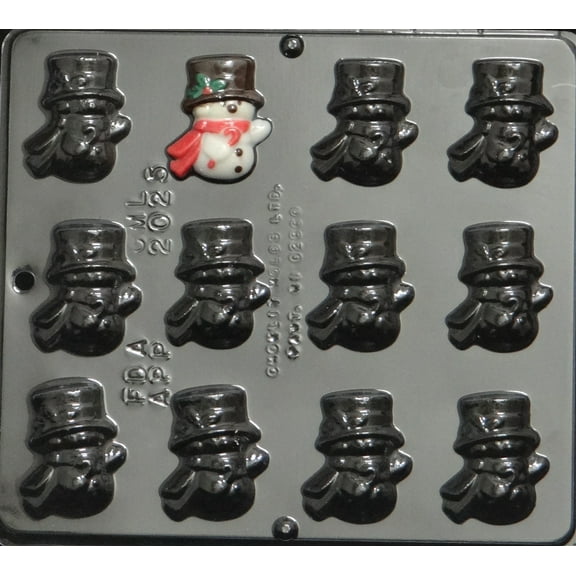 2025 Snowman Chocolate Candy Mold