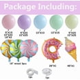 thumbnail image 2 of Pastel Donut Balloon Garland Arch Kit, 157pcs Donut Sweet Candy Ice Cream Foil Balloons for Kids Donut Grow Up Baby Shower Two Sweet Girls Birthday Pa, 2 of 4
