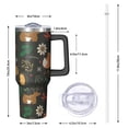 thumbnail image 2 of Christmas Holiday Snowman Travel Coffee Mug 40oz Stainless Steel, Winter Insulated Tumbler with Handle and Straw, Gift for Women Men, 2 of 4
