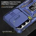 thumbnail image 5 of Hoibon Phone Case for Samsung Galaxy S26 Plus Case,[Slide Camera Cover][Kickstand] [Military Grade Protection] Shockproof Rugged Case for Samsung Galaxy S26 Plus - Blue, 5 of 7