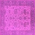thumbnail image 1 of Ahgly Company Indoor Square Oriental Pink Traditional Area Rugs, 6' Square, 1 of 4