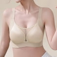 thumbnail image 4 of Ovbmpzd Mesh Everyday Underwear Bras for Women No Underwire Beige Push Up Lifting Underwear Bras Sexy Comfortable Bras Plus Size,M, 4 of 6