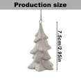 thumbnail image 6 of Festival White Ceramic Holiday Charm Festival Charm Ceramic Hanging Pendant for Christmas Tree and Home Decorations, 6 of 7