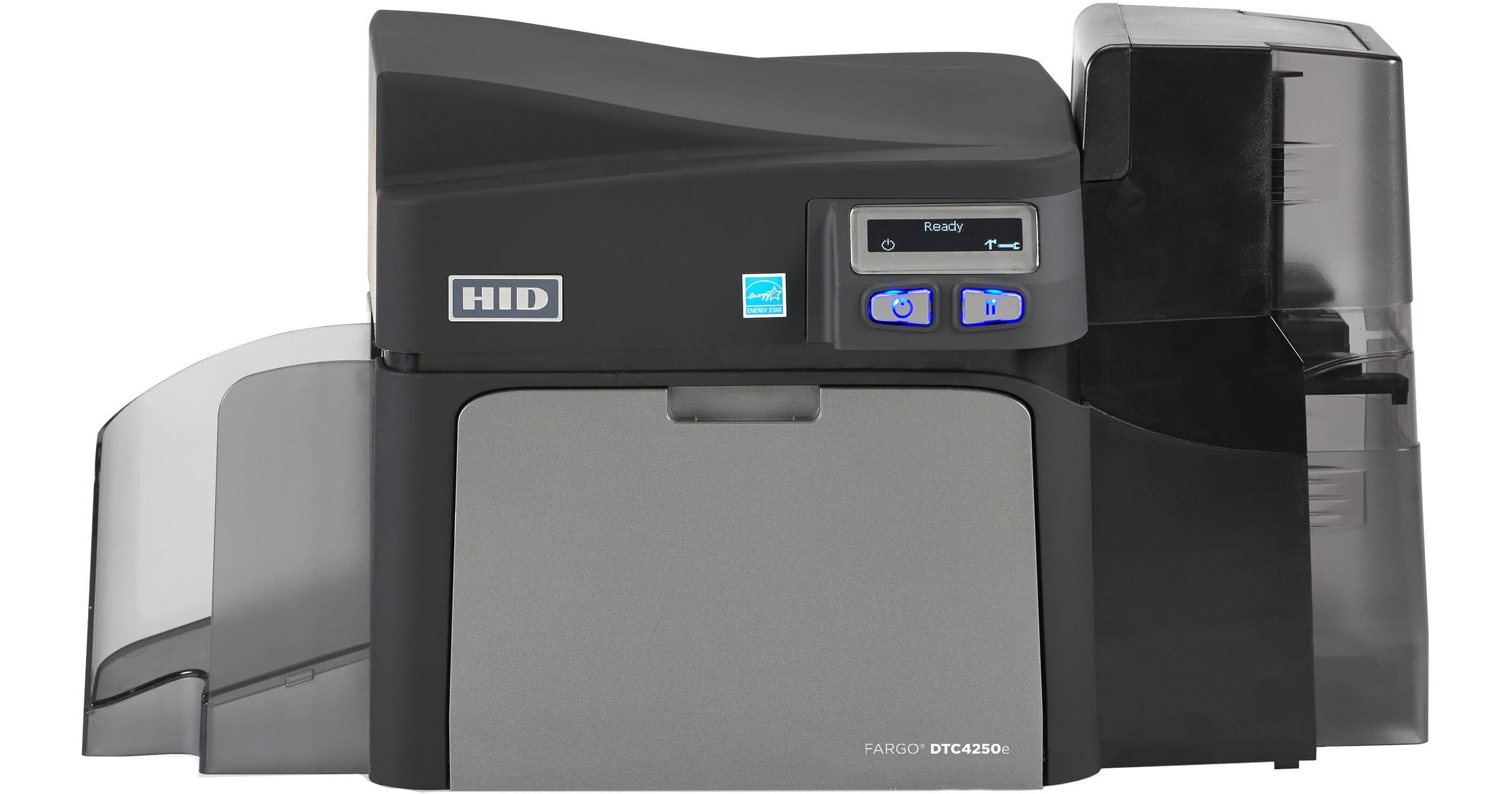 Restored Fargo DTC4250e Dual-Sided ID Card Printer, High-Quality PVC Card Printing, 300 dpi, USB & Ethernet Connectivity, Professional Badge Printer (Refurbished)