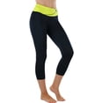 thumbnail image 6 of ToBeInStyle Women's Comfy Capri Yoga Pants with Criss-Cross Design, 6 of 7
