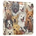 thumbnail image 2 of PU Leather Photo Album with Self-Adhesive Pages Scrapbook DIY Picture Holds 20+ Sheets A Large Group Of Dogs, 2 of 9