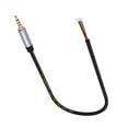 thumbnail image 5 of 3.5mm Male Jacks to Bare Wire Cable 1/8in TRRS 4Pole Plugs to Bare Wire Open End Cable for Earphone Microphones Repair, 5 of 7