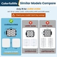 thumbnail image 3 of Filtros de repuesto Colorfullife para Shark UV850 UV900, 3 of 7