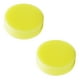thumbnail image 2 of BRIGHTFUFU 2 piezas esponja de limpieza esponja enceradora esponja de cera polaca almohadillas aplicadoras de esponja lavadora limpia herramienta de lavado (amarillo), 2 of 7