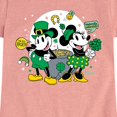 thumbnail image 3 of Disney - Mickey And Minnie Pot Of Gold - Toddler And Youth Girls Short Sleeve Graphic T-Shirt, 3 of 5