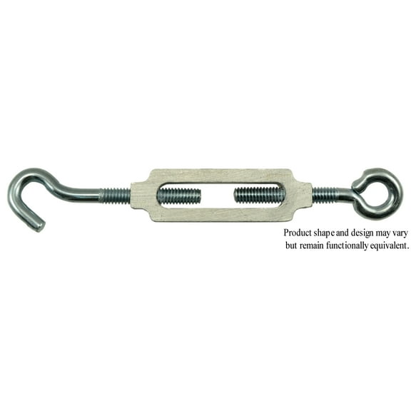 5/32" x 3-1/4" Zinc Plated Steel Eye-Hook Turnbuckle (10 pcs.)
