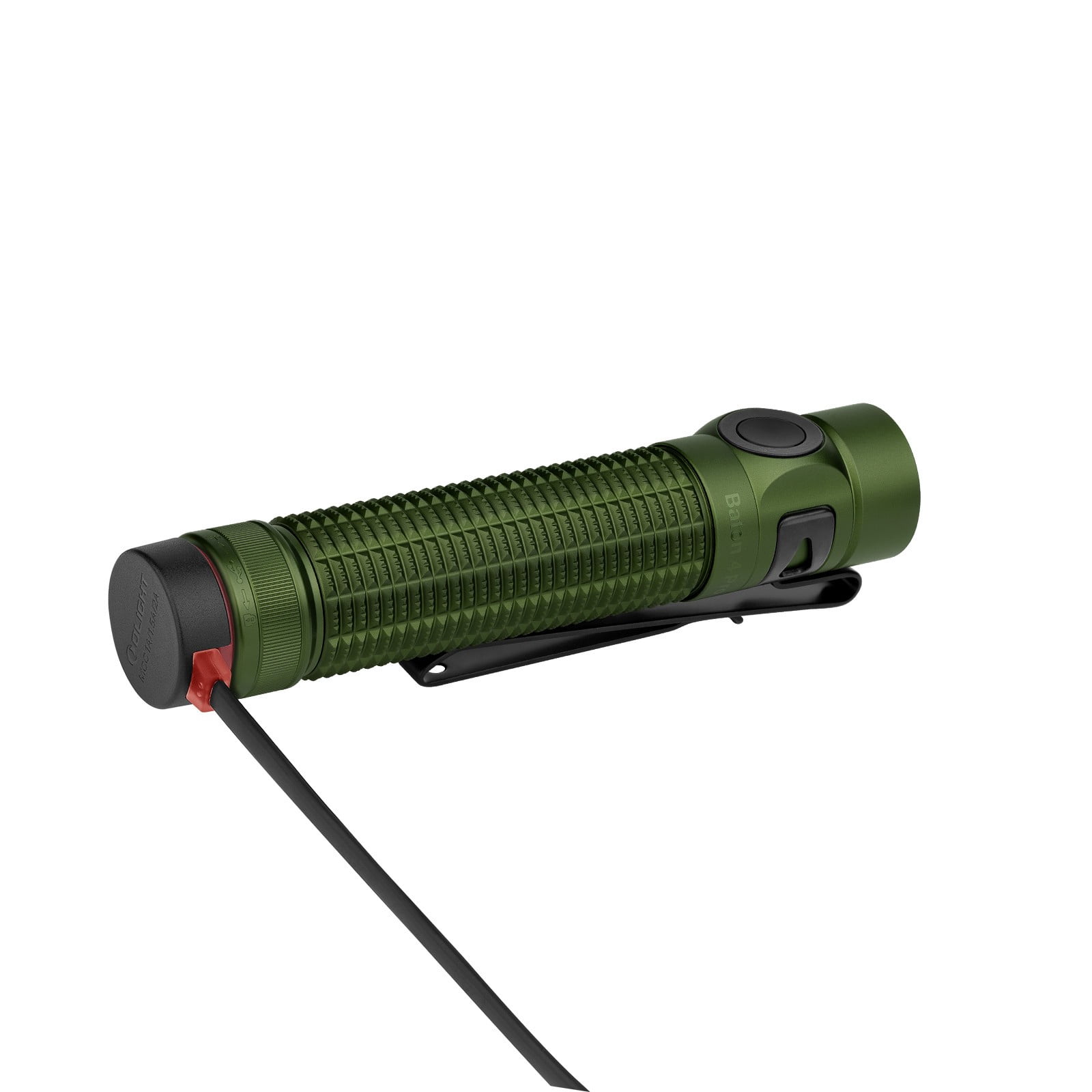 Olight Baton 4 Pro Dual Switch Compact Flashlight, 1600 Lumens, 200 Meters (OD Green CW)