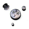 thumbnail image 2 of Cat Face O-Ring Acrylic Gauges/Plugs 9/16" (14mm) 2 Piece (1 Pair) (A/4/3/13), 2 of 3