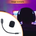thumbnail image 6 of Professional 2.5mm Detachable Game Microphone Boom for 100 Clearly Voice, 6 of 12